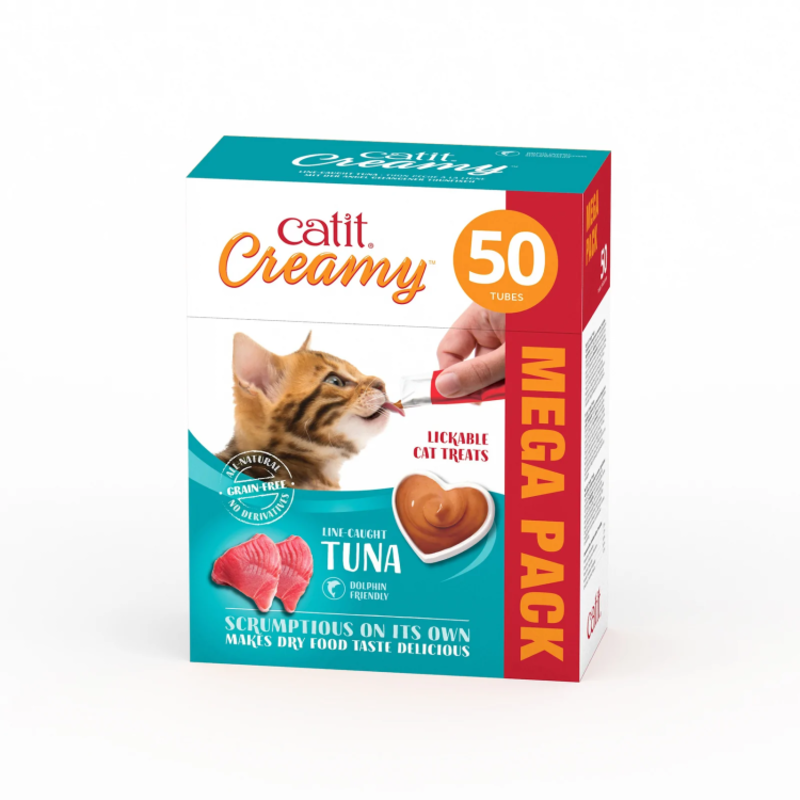 Catit Creamy Treats Mega Pack Chicken with Lamb 50 tubes